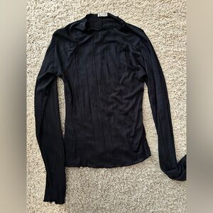 FP Movement by Free People Black Long Sleeve Top